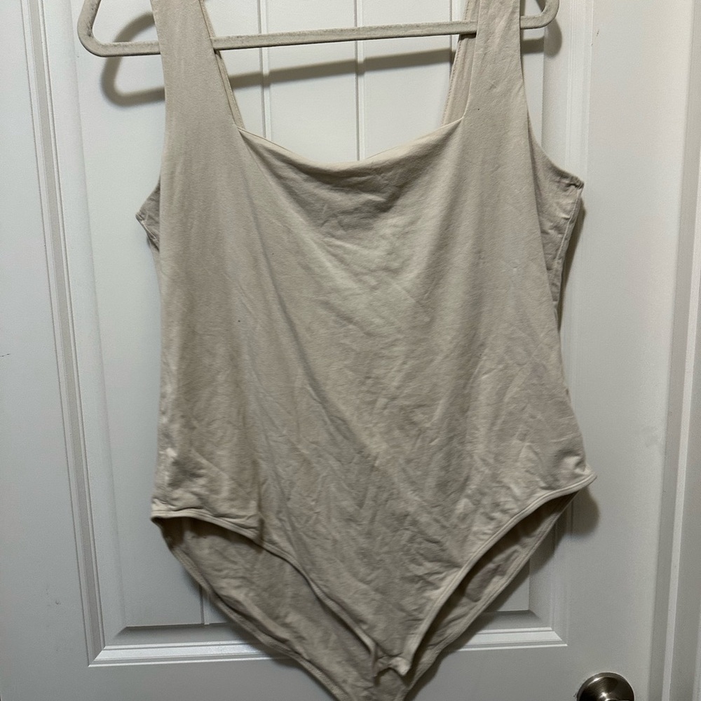 Old Navy Women's Cream Bodysuit